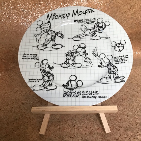 90th Celebration! Minnie Mickey Goofy Plates - Picture 6 of 7